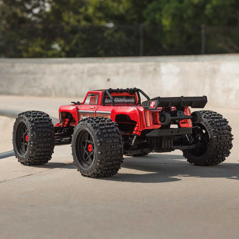ARRMA 1/10 OUTCAST 4X4 4S V2 BLX CAMIÓN ACROBÁTICO RTR ROJO ARA4410V2T4 - Imagen 9