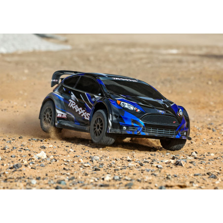 TRAXXAS FORD FIESTA ST RALLY BRUSHLESS BL-2S AZUL - Imagen 6