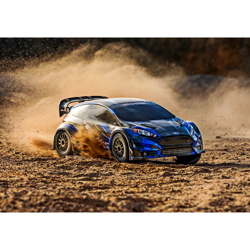 TRAXXAS FORD FIESTA ST RALLY BRUSHLESS BL-2S AZUL - Imagen 8