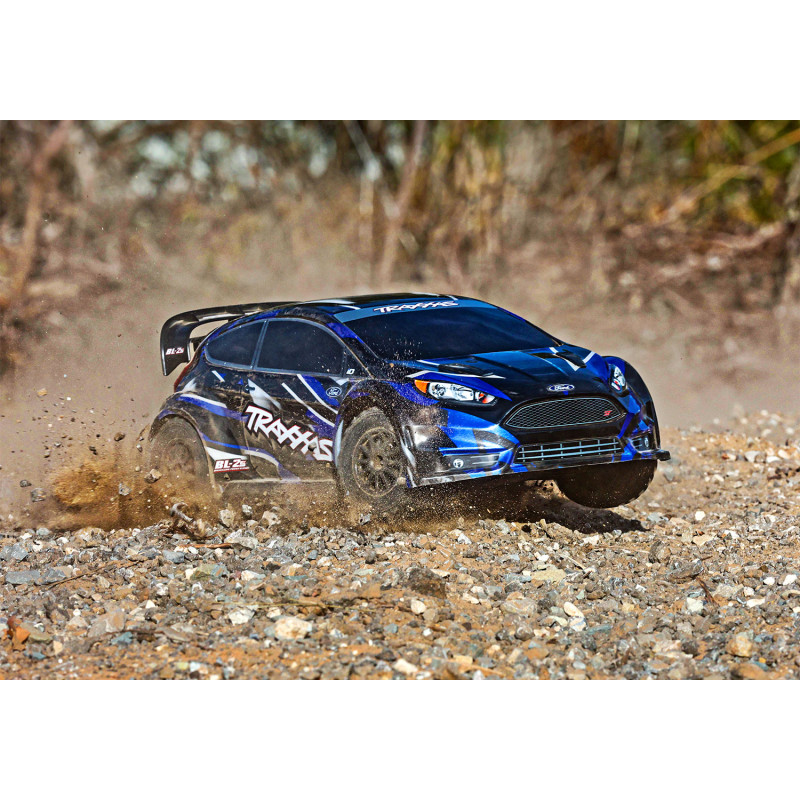 TRAXXAS FORD FIESTA ST RALLY BRUSHLESS BL-2S AZUL - Imagen 9