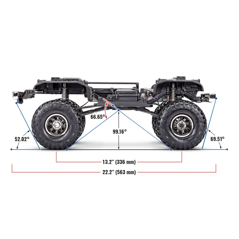 TRAXXAS TRX-4 1979 1/10 Chevrolet K10 Cheyenne HIGH TRAIL,NEGRO - Imagen 13