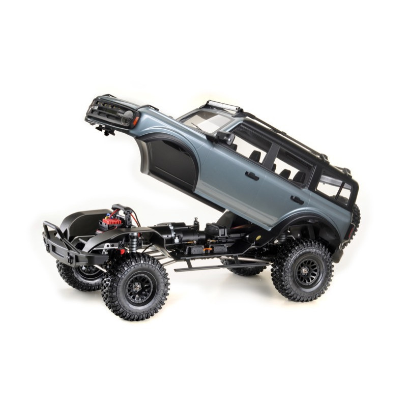ABSIMA CR1 8 BRONX EDICIÓN GRIS 1/8 4X4 6 CANALES LUCES - Imagen 9
