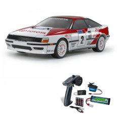 PACK TAMIYA KIT CELICA GT-FOUR ST165 TT-02 1/10+SET ELECTRONICA PARA KIT TAMIYA300058718TAMIYA KIT CELICA GT-FOUR ST165 TT-02 1/ - Imagen 1