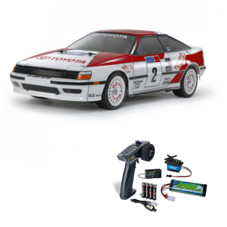 PACK TAMIYA KIT CELICA GT-FOUR ST165 TT-02 1/10+SET ELECTRONICA PARA KIT TAMIYA300058718TAMIYA KIT CELICA GT-FOUR ST165 TT-02 1/ - Imagen 1