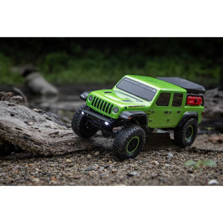 AXI00005V2T3AXIAL 1/24 SCX24 Jeep JT Gladiator 4WD Rock Crawler Cepillado RTR, Verde - Imagen 14