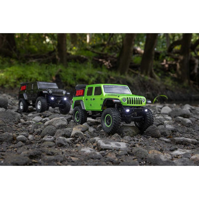 AXI00005V2T3AXIAL 1/24 SCX24 Jeep JT Gladiator 4WD Rock Crawler Cepillado RTR, Verde - Imagen 17