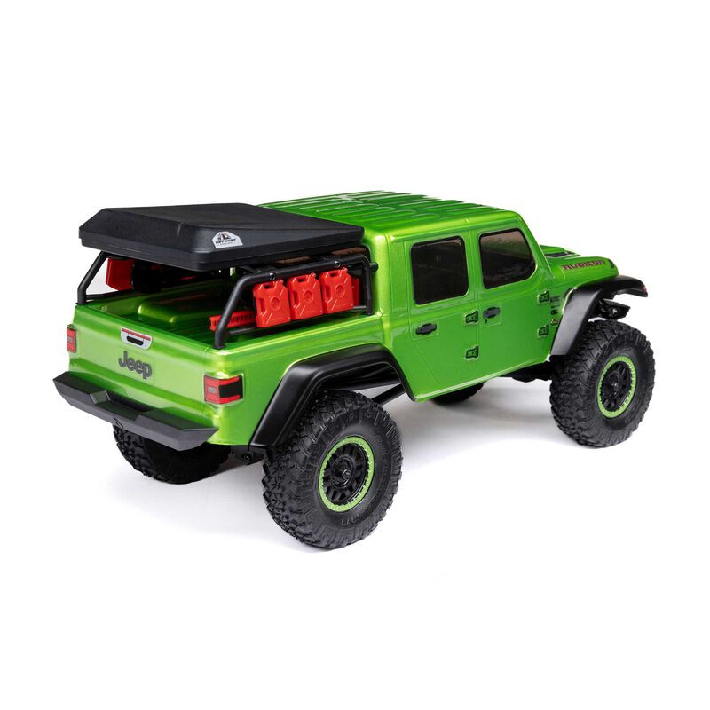 AXI00005V2T3AXIAL 1/24 SCX24 Jeep JT Gladiator 4WD Rock Crawler Cepillado RTR, Verde - Imagen 4