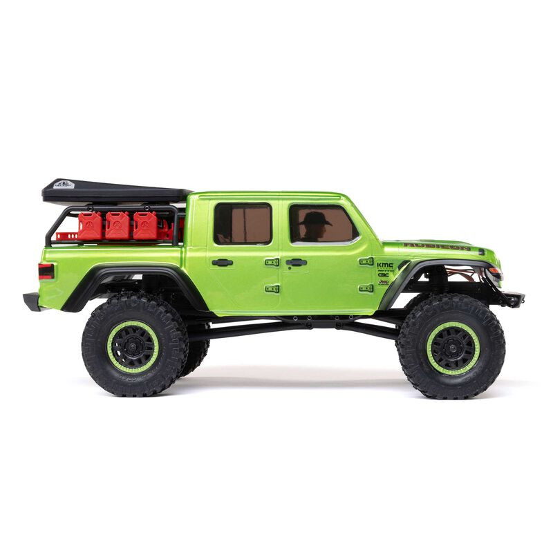 AXI00005V2T3AXIAL 1/24 SCX24 Jeep JT Gladiator 4WD Rock Crawler Cepillado RTR, Verde - Imagen 5