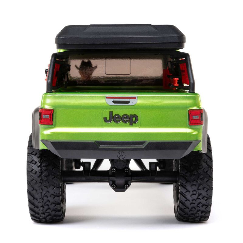 AXI00005V2T3AXIAL 1/24 SCX24 Jeep JT Gladiator 4WD Rock Crawler Cepillado RTR, Verde - Imagen 7