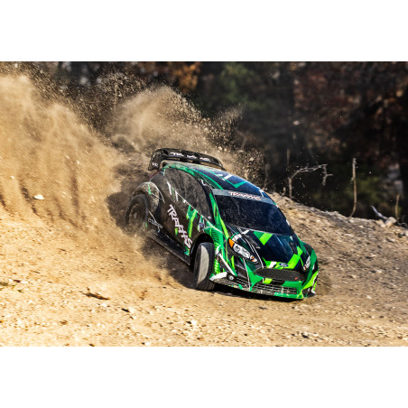 TRAXXAS FORD FIESTA ST RALLY VXL 4WD 1/10 BRUSHLESS TSM VERDETRX74276-4GRN - Imagen 4