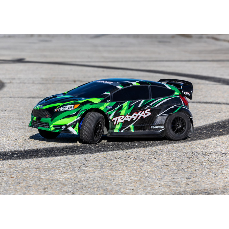 TRAXXAS FORD FIESTA ST RALLY VXL 4WD 1/10 BRUSHLESS TSM VERDETRX74276-4GRN - Imagen 4