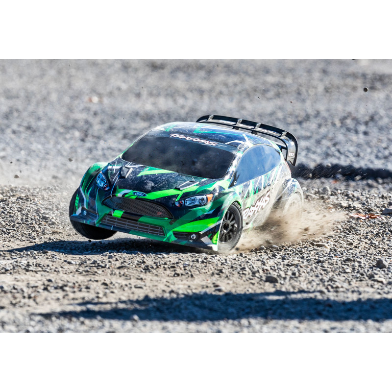 TRAXXAS FORD FIESTA ST RALLY VXL 4WD 1/10 BRUSHLESS TSM VERDETRX74276-4GRN - Imagen 6