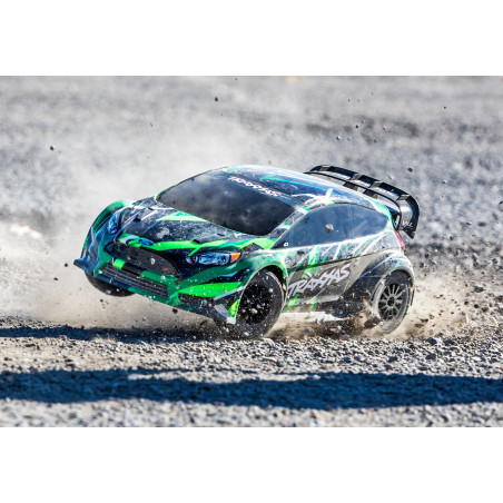 TRAXXAS FORD FIESTA ST RALLY VXL 4WD 1/10 BRUSHLESS TSM VERDETRX74276-4GRN - Imagen 7