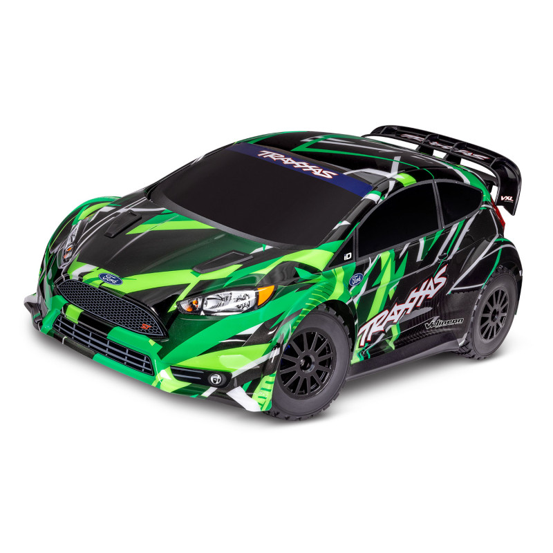TRAXXAS FORD FIESTA ST RALLY VXL 4WD 1/10 BRUSHLESS TSM VERDE - Imagen 2