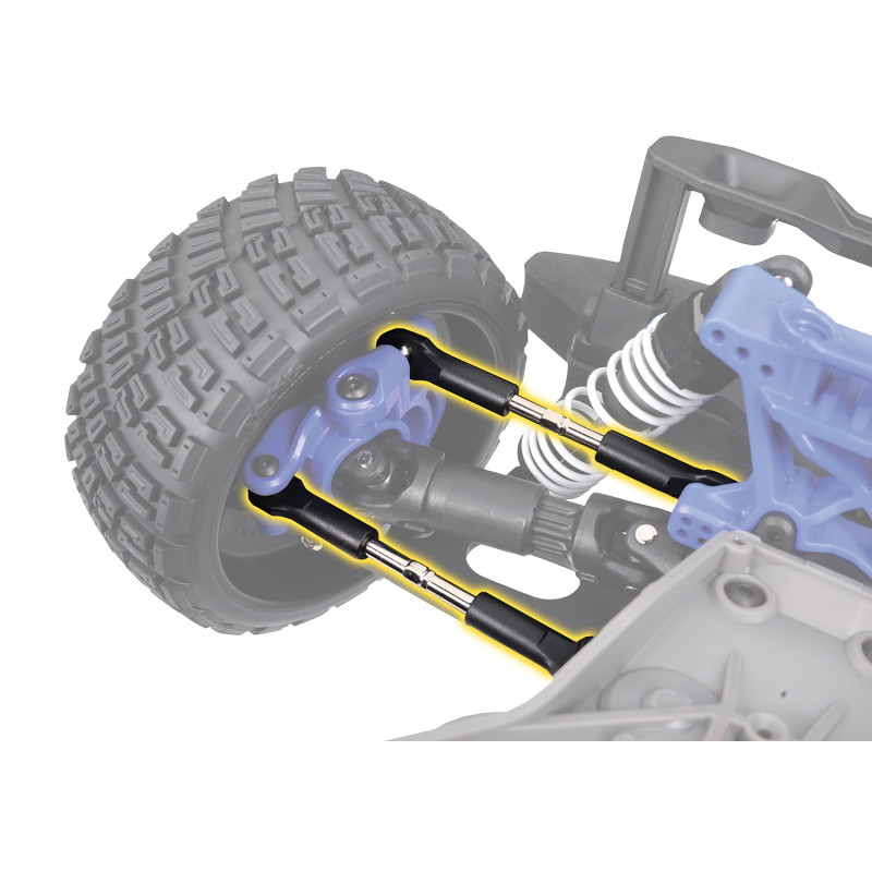 TRAXXAS FORD FIESTA ST RALLY VXL 4WD 1/10 BRUSHLESS TSM VERDETRX74276-4GRN - Imagen 16