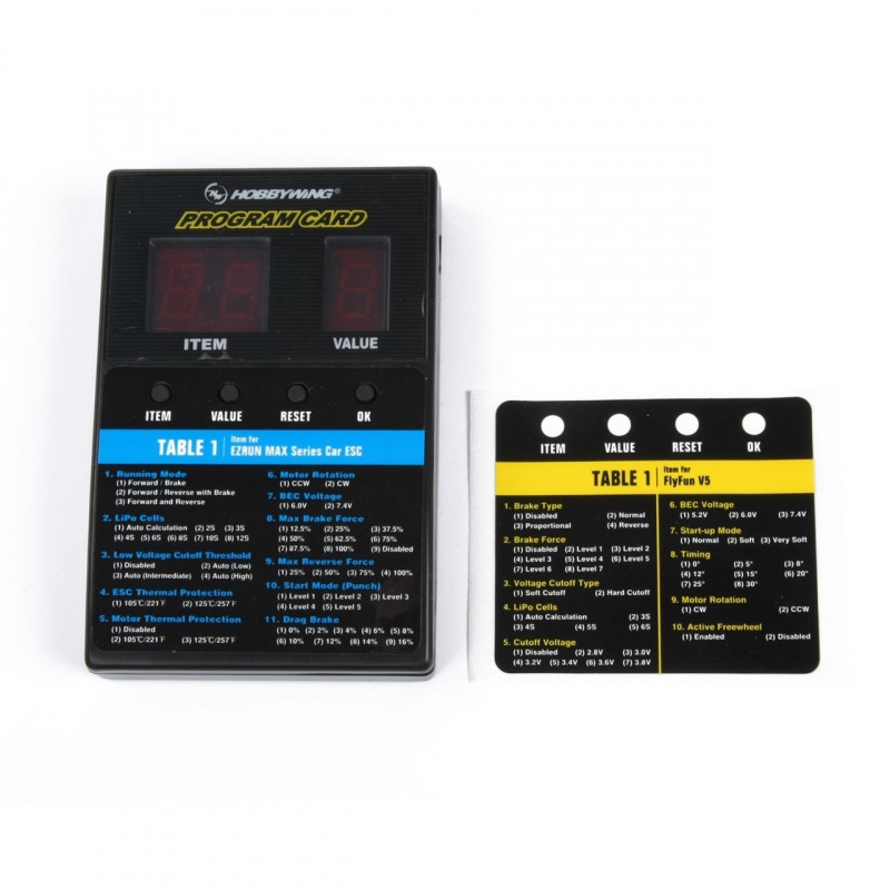 HW30501003CAJA PROGRAMA LED UNIVERSAL HW30501003Hobbywing - Imagen 4