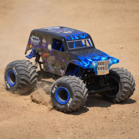 LOS01026T2LOSI 1/18 Mini LMT 4X4 Cepillado Monster Truck RTR - Imagen 12