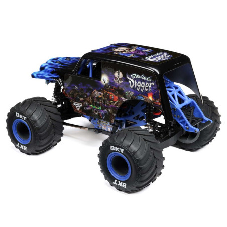 LOSI 1/18 Mini LMT 4X4 Cepillado Monster Truck RTR Excavadora Son-Uva - Imagen 9