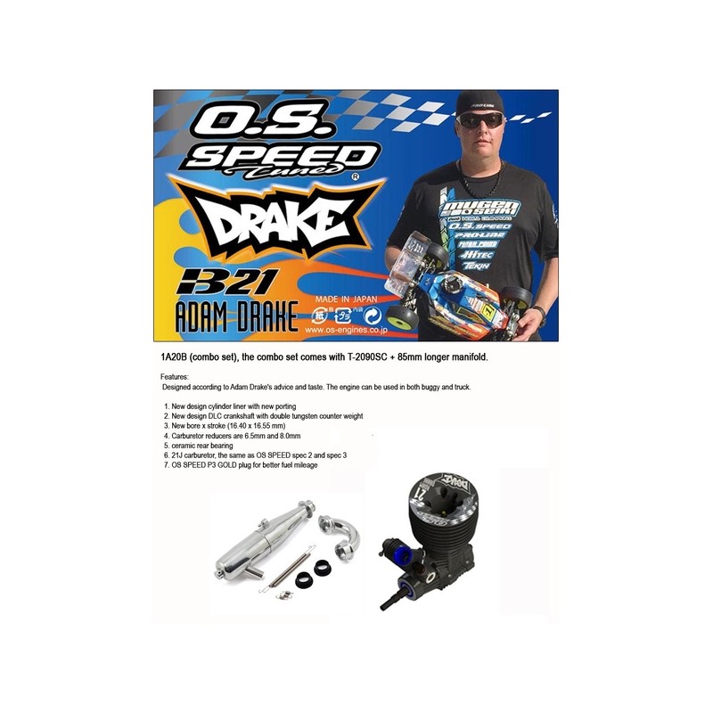 MOTOR Combo OS SPEED B21 Drake Edition 2 + T-2100SC - Imagen 5