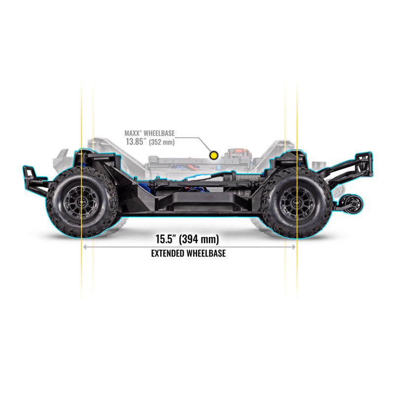 TRAXXAS SLASH MAXX 6S BRUSHLESS 4x4 SHORT COURSE TRUCK 1/8 (SIN BATERIA NI CARGADOR) - Imagen 12