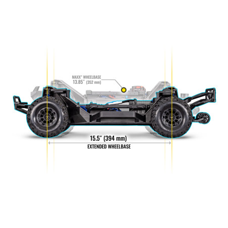 TRAXXAS SLASH MAXX 6S BRUSHLESS 4x4 SHORT COURSE TRUCK 1/8 (SIN BATERIA NI CARGADOR) - Imagen 12