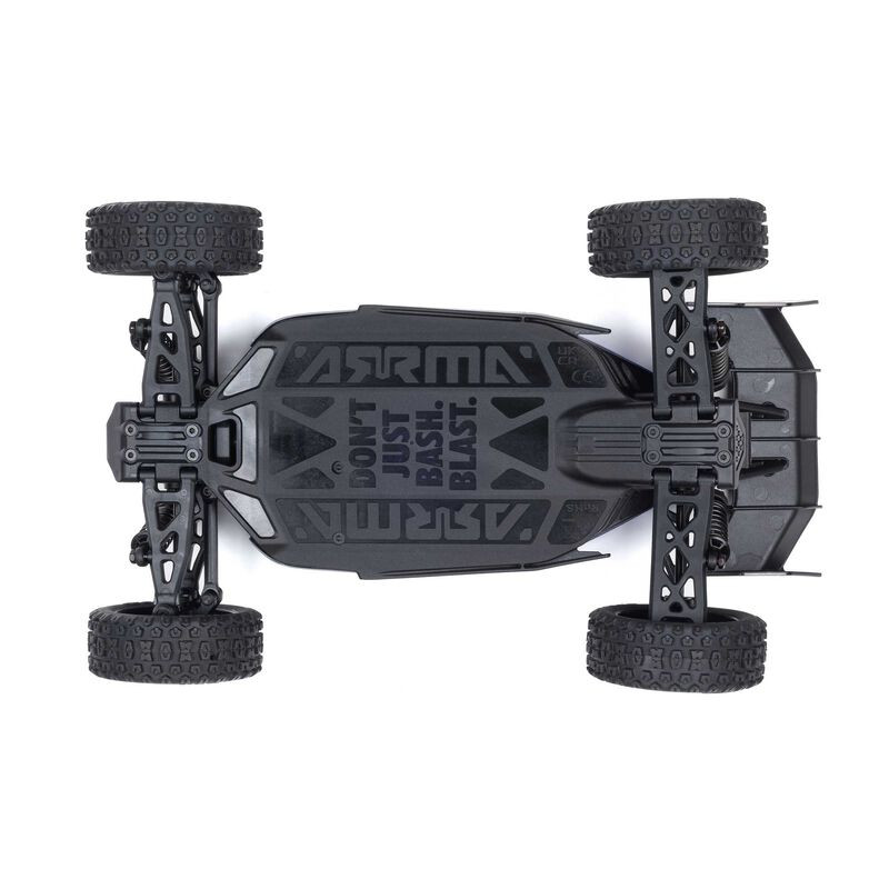 ARRMA TYPHON GROM MEGA 380 BUGGY RTR 1/18 4x4 BRUSHED CON BATERIA Y CARGADOR AZUL - Imagen 12
