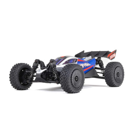 ARRMA TYPHON GROM MEGA 380 BUGGY RTR 1/18 4x4 BRUSHED CON BATERIA Y CARGADOR AZUL - Imagen 9