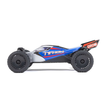 ARRMA TYPHON GROM MEGA 380 BUGGY RTR 1/18 4x4 BRUSHED CON BATERIA Y CARGADOR AZUL - Imagen 6