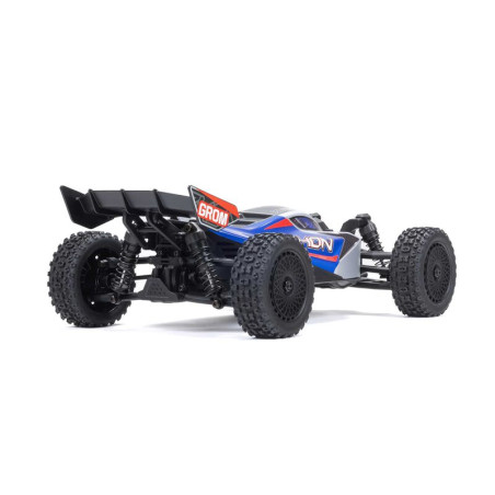 ARRMA TYPHON GROM MEGA 380 BUGGY RTR 1/18 4x4 BRUSHED CON BATERIA Y CARGADOR AZUL - Imagen 10