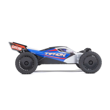 ARRMA TYPHON GROM MEGA 380 BUGGY RTR 1/18 4x4 BRUSHED CON BATERIA Y CARGADOR AZUL - Imagen 15