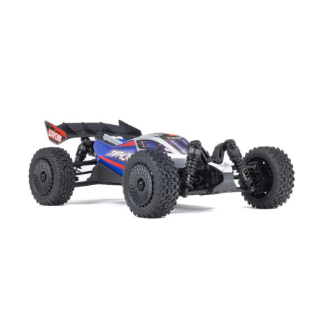 ARRMA TYPHON GROM MEGA 380 BUGGY RTR 1/18 4x4 BRUSHED CON BATERIA Y CARGADOR AZUL - Imagen 16