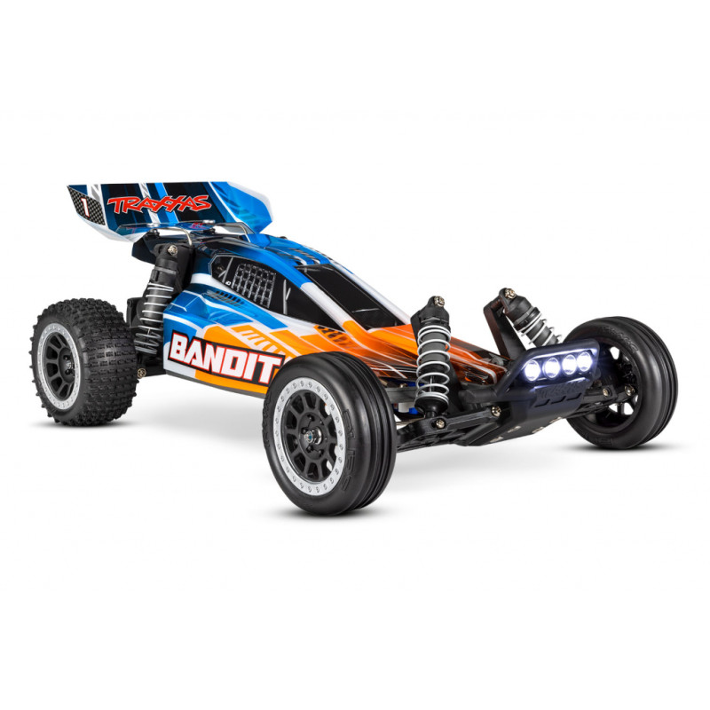 TRAXXAS BANDIT XL-5 1/10  2WD RTR LED Orange - Imagen 1