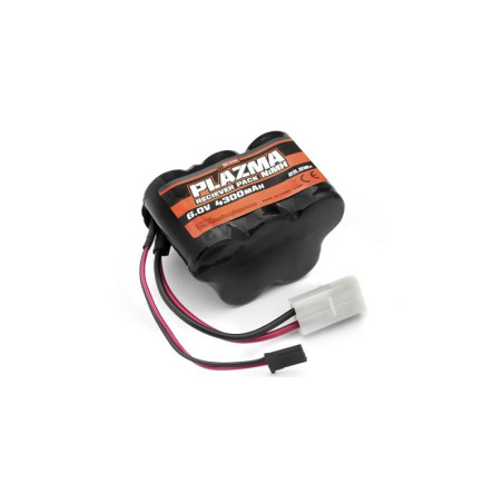 Batería del receptor HPI Plazma 6.0V 4300mAh NiMH - Imagen 1