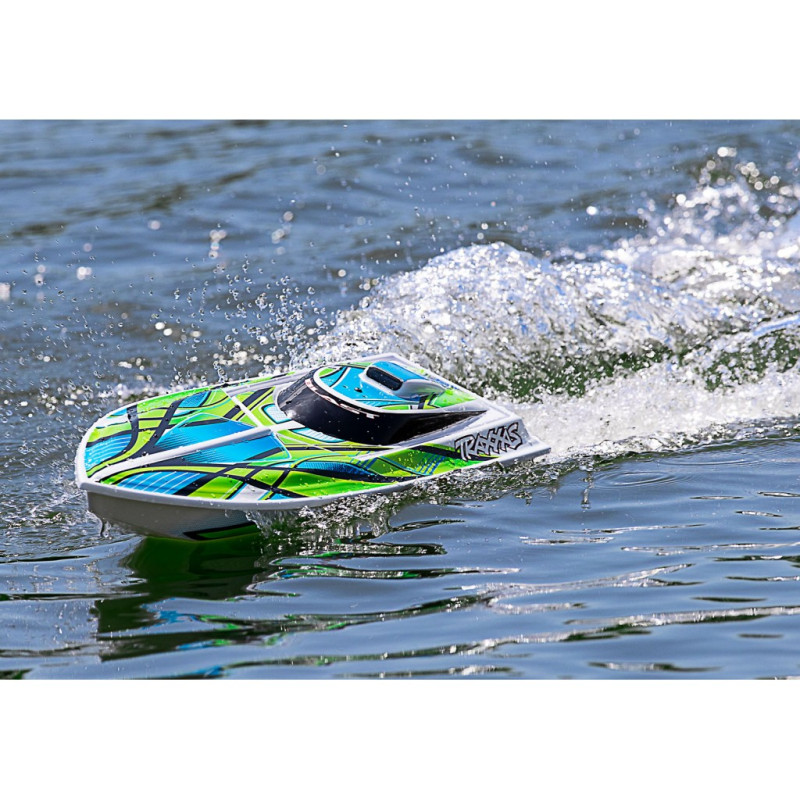 BARCO DE CARRERAS TRAXXAS BLAST, TQ2.4GHZ, USB - VERDE - Imagen 4