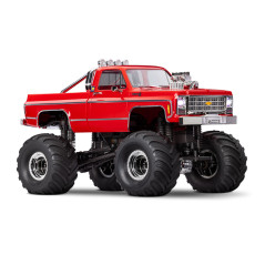 TRAXXAS TRX-4MT CHEVROLET K10 MONSTER TRUCK ROJO 1/18 RTR INCKUYE BATERIA Y CARGADOR - Imagen 1