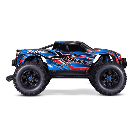 TRAXXAS XMAXX 4WD 8S CAMIÓN MONSTRUO BELTED 1/5 BRUSHLESS AZUL,(NEUMATICOS SLEDGEHAMMER CON CINTURON) - Imagen 3