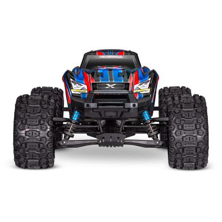 TRAXXAS XMAXX 4WD 8S CAMIÓN MONSTRUO BELTED 1/5 BRUSHLESS AZUL,(NEUMATICOS SLEDGEHAMMER CON CINTURON) - Imagen 2