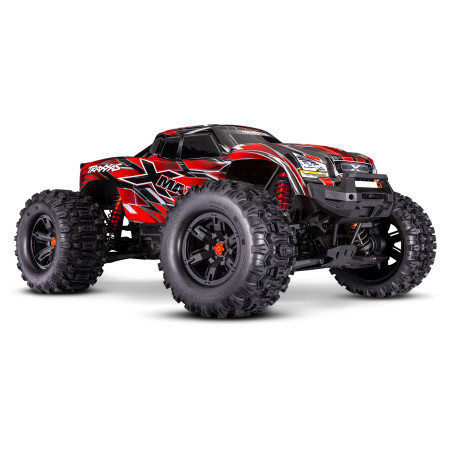 TRAXXAS XMAXX 4WD 8S CAMIÓN MONSTRUO BELTED 1/5 BRUSHLESS ROJO,(NEUMATICOS SLEDGEHAMMER CON CINTURON) - Imagen 1