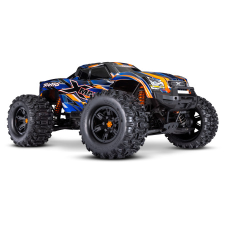 TRAXXAS XMAXX 4WD 8S CAMIÓN MONSTRUO BELTED 1/5 BRUSHLESS NARANJA,(NEUMATICOS SLEDGEHAMMER CON CINTURON) - Imagen 1