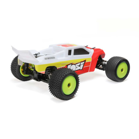 LOSI CAMION ESTADIO 1/18 Mini-T 2.0 V2 2WD sin escobillas RTR, rojo(INCLUYE BATERIA Y CARGADOR) - Imagen 10