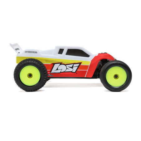 LOSI CAMION ESTADIO 1/18 Mini-T 2.0 V2 2WD sin escobillas RTR, rojo(INCLUYE BATERIA Y CARGADOR) - Imagen 7