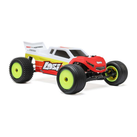 LOSI CAMION ESTADIO 1/18 Mini-T 2.0 V2 2WD sin escobillas RTR, rojo(INCLUYE BATERIA Y CARGADOR) - Imagen 8