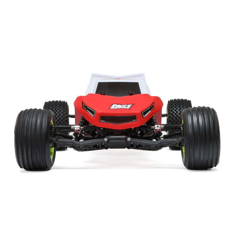 LOSI CAMION ESTADIO 1/18 Mini-T 2.0 V2 2WD sin escobillas RTR, rojo(INCLUYE BATERIA Y CARGADOR) - Imagen 9