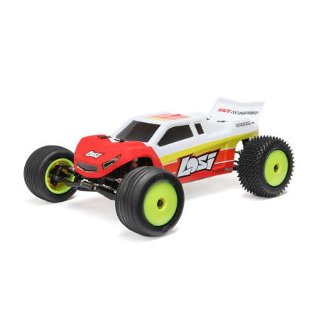LOSI CAMION ESTADIO 1/18 Mini-T 2.0 V2 2WD sin escobillas RTR, rojo(INCLUYE BATERIA Y CARGADOR) - Imagen 3