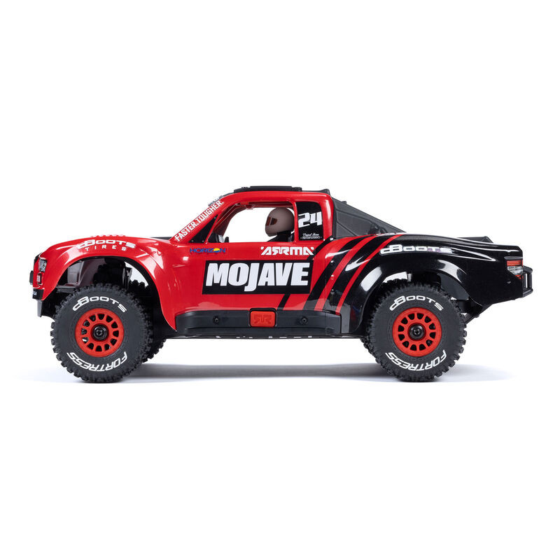 ARRMA MOJAVE GROM 1/18 DT BRUSHED 4WD RTR,ROJO - Imagen 4