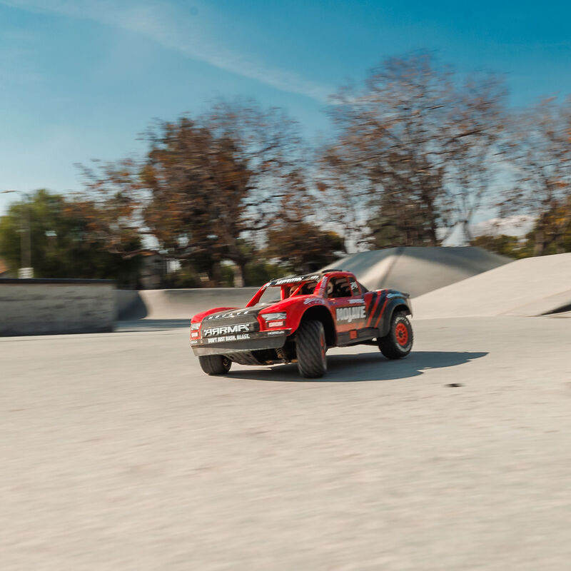 ARRMA MOJAVE GROM 1/18 DT BRUSHED 4WD RTR,ROJO - Imagen 14