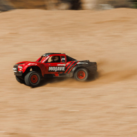 ARRMA MOJAVE GROM 1/18 DT BRUSHED 4WD RTR,ROJO - Imagen 15