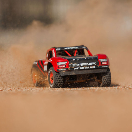 ARRMA MOJAVE GROM 1/18 DT BRUSHED 4WD RTR,ROJO - Imagen 18