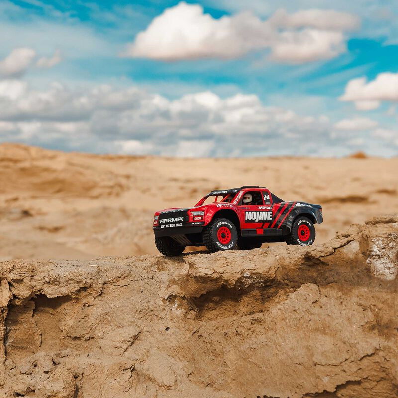 ARRMA MOJAVE GROM 1/18 DT BRUSHED 4WD RTR,ROJO - Imagen 20