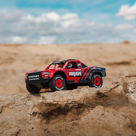 ARRMA MOJAVE GROM 1/18 DT BRUSHED 4WD RTR,ROJO - Imagen 21